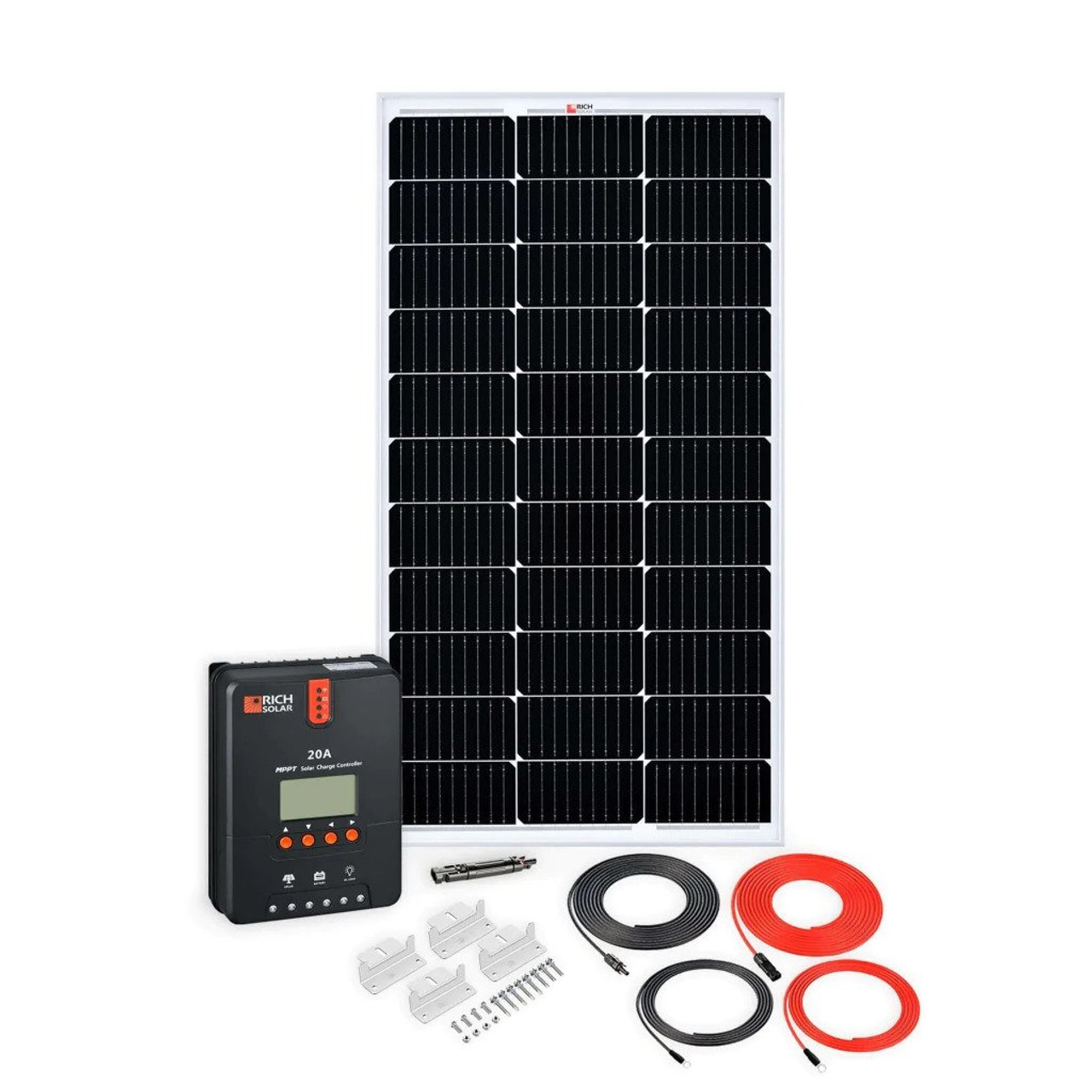 1500W Solar Panel Kit with 100A Solar Charge Controller for Caravan Boat RV  Home