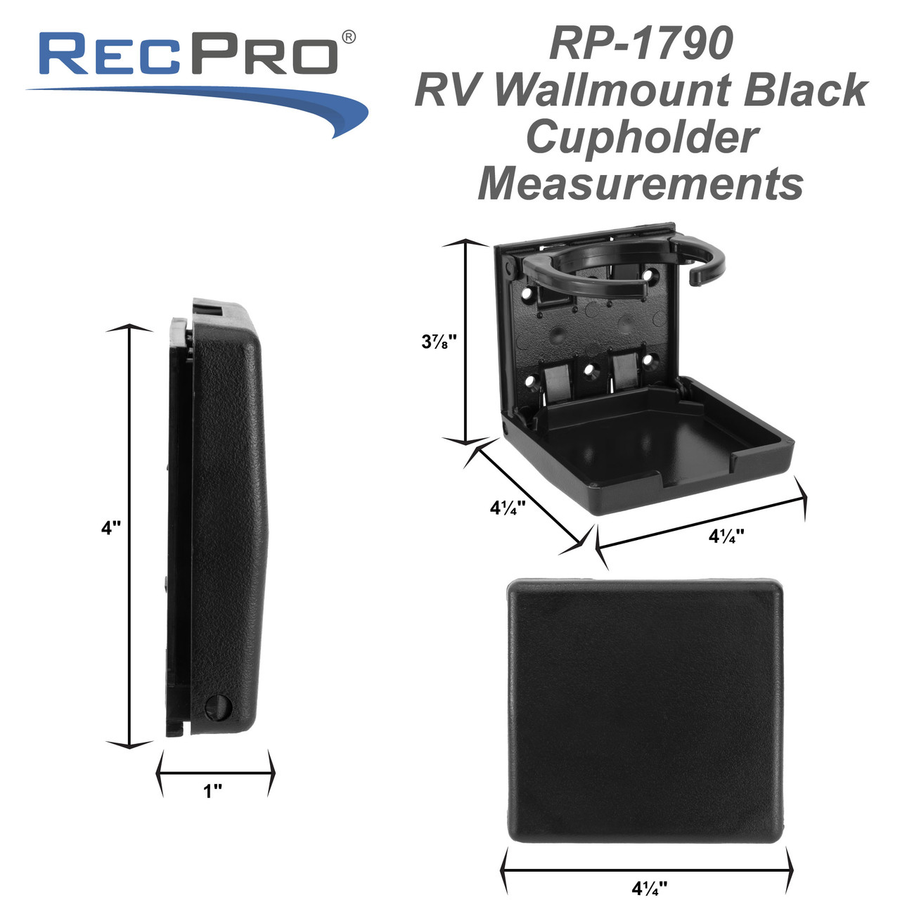 RV Folding Wall Mounted Cup Holder - RecPro