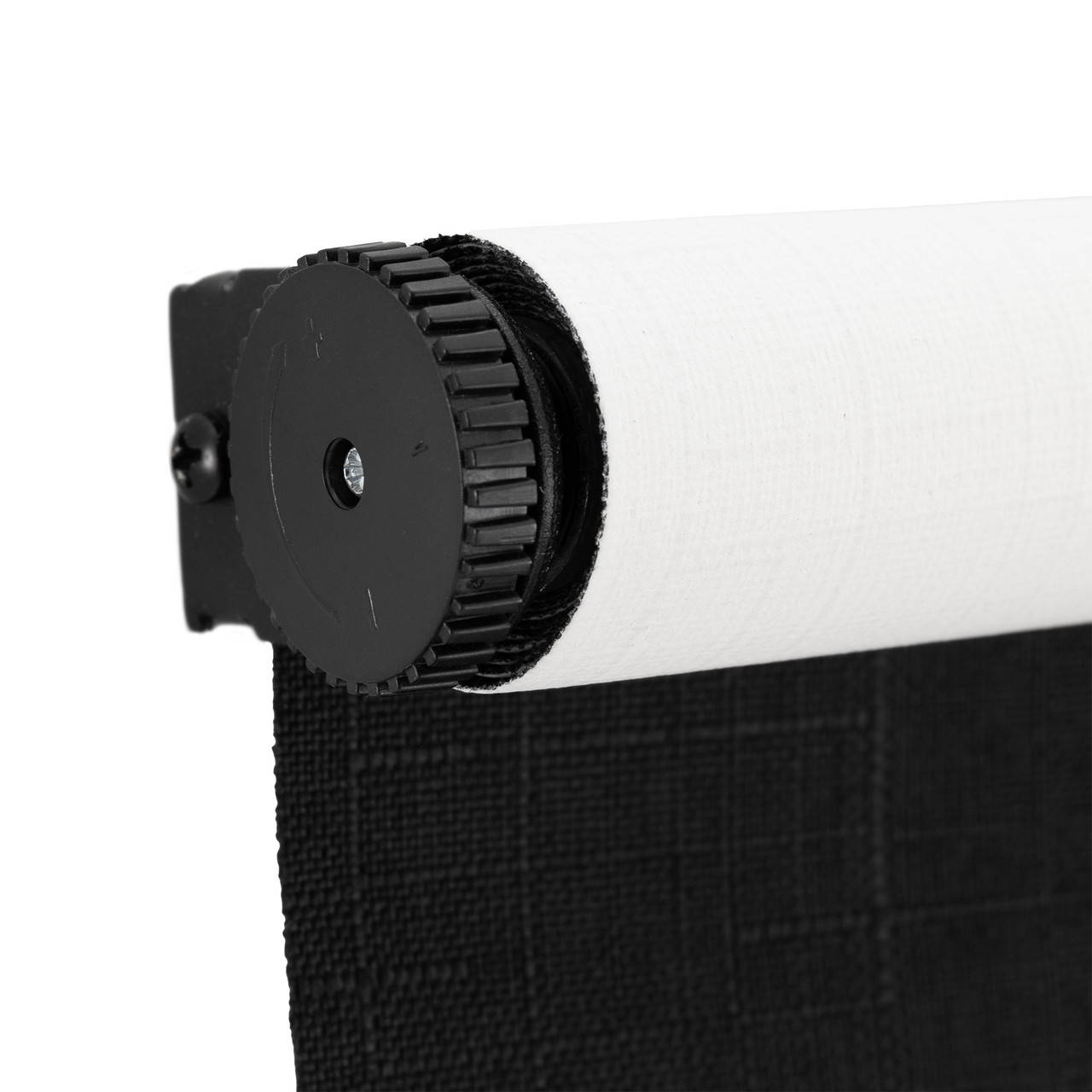 RV Roller Shades with Woven Fabric - Black - RecPro