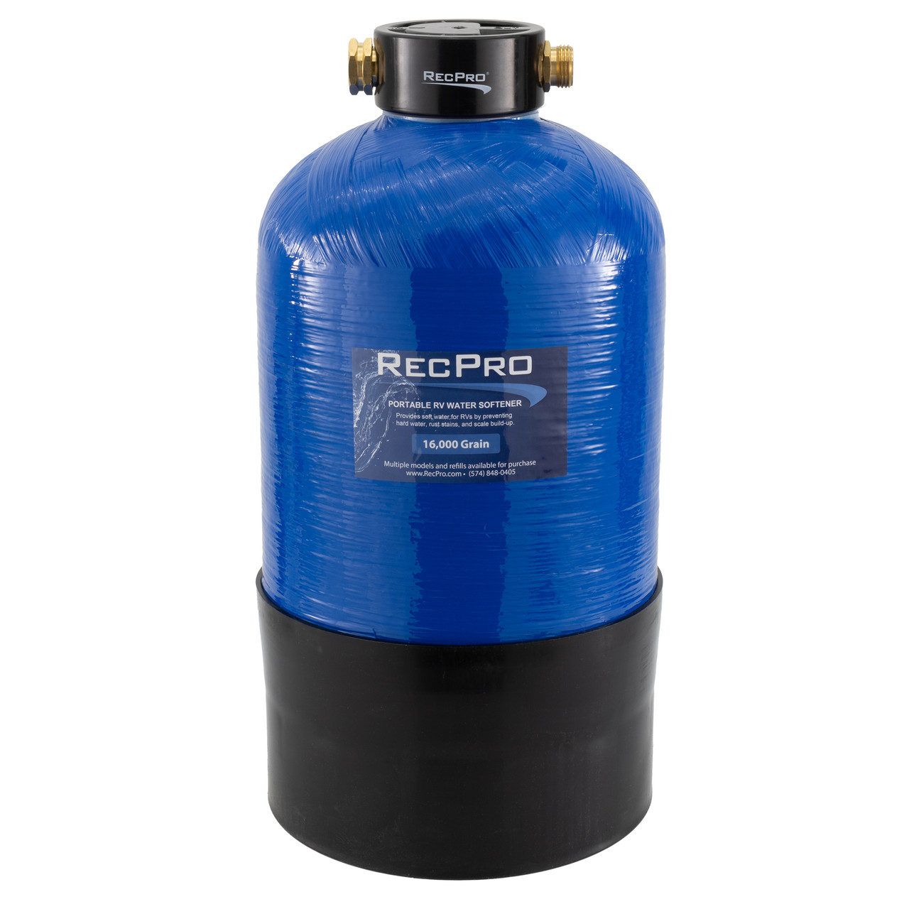 PRO+AQUA WS-P-16 Portable RV Water Softener 16,000 Grain PRO