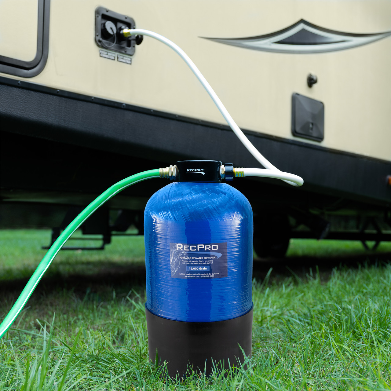 Portable Water Softener Pro 16,000 Grain Premium Grade RV, Trailers, B –  Arborb