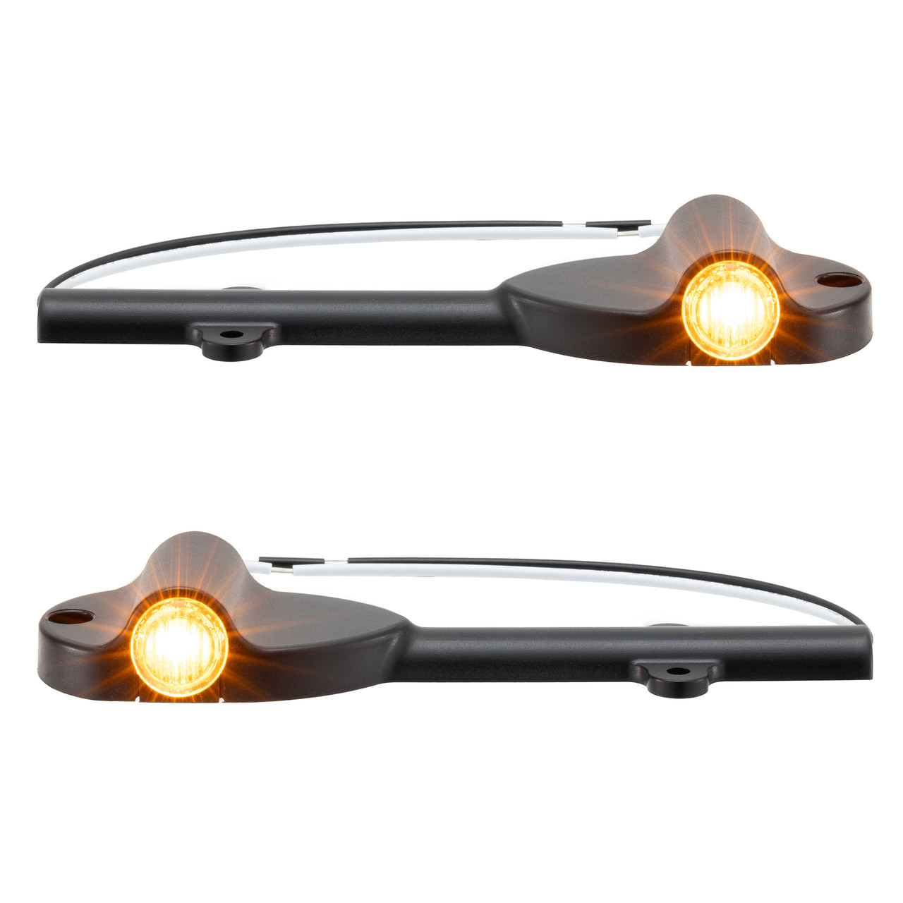 Trailer Fender Light Set Amber and Red Clearance Marker Lights