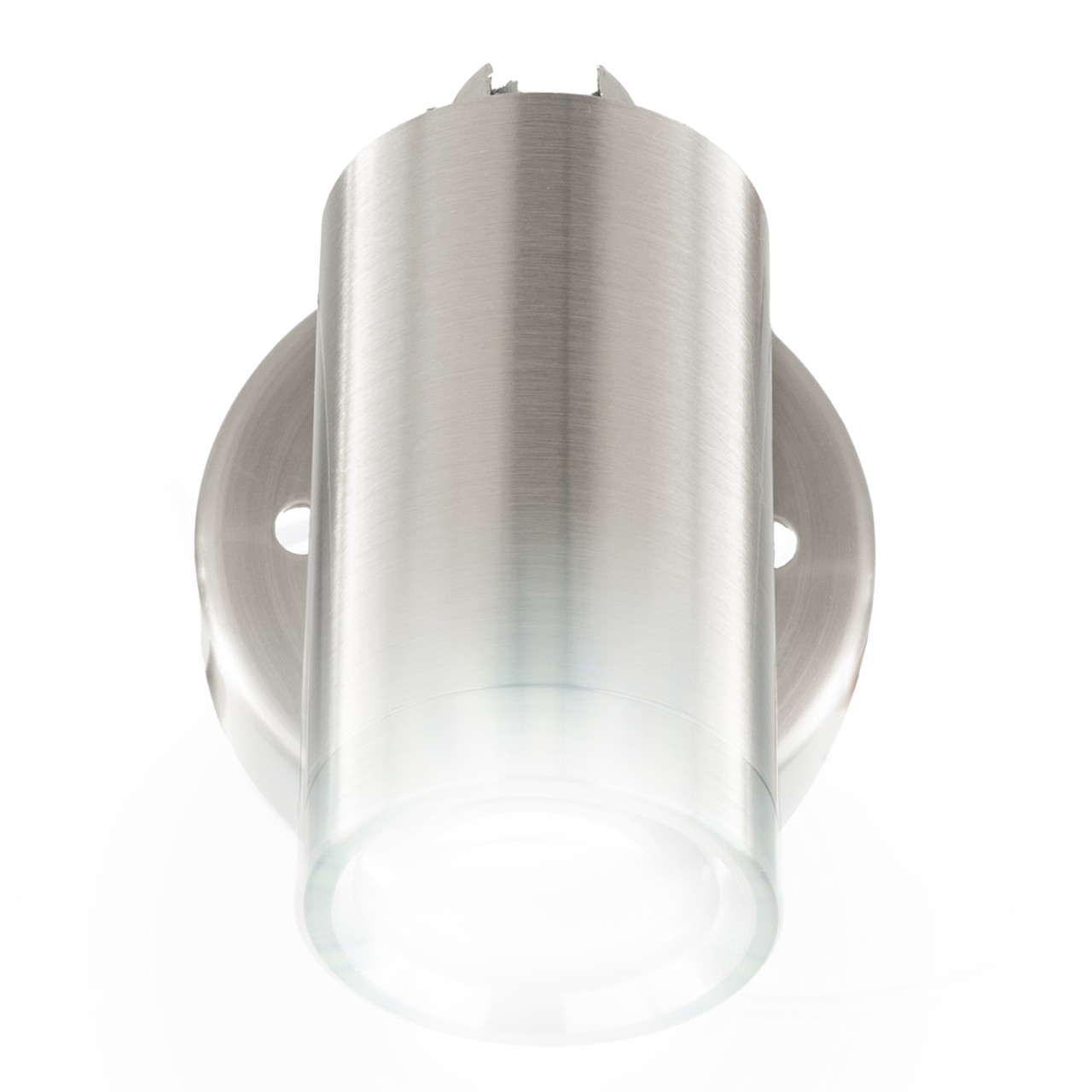 RV Reading Light 12V LED Satin Nickel with Swivel - RecPro