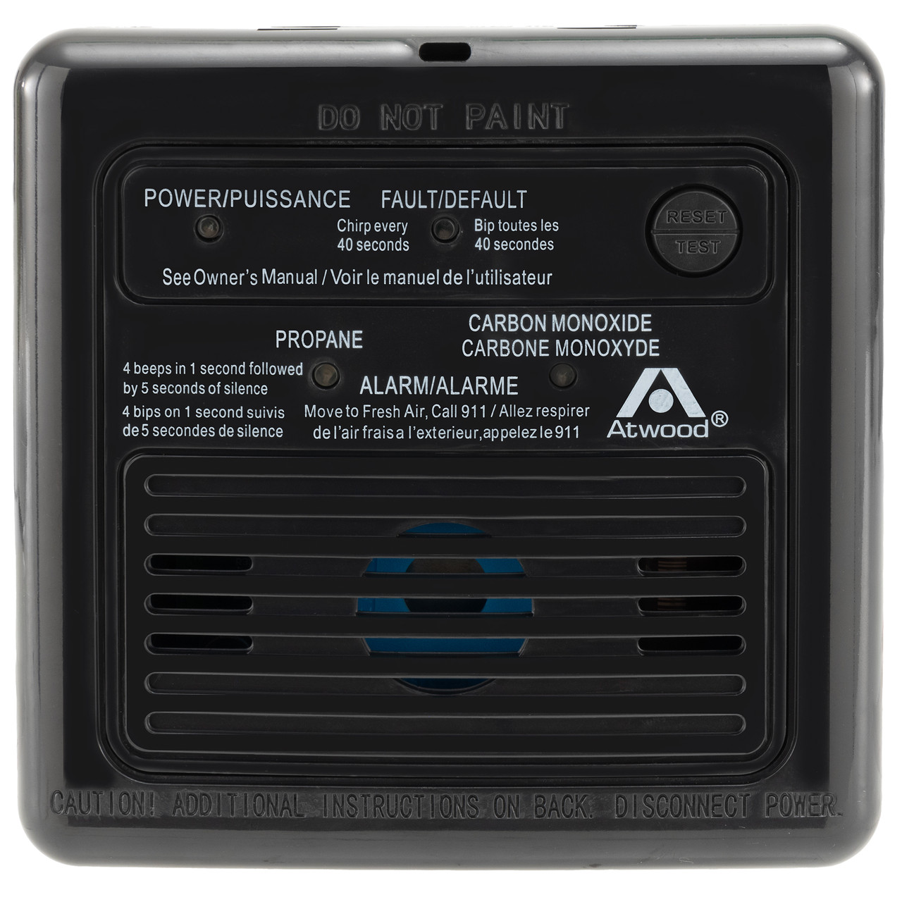 RV LP Propane Gas and CO Carbon Monoxide Detector and with Alarm - RecPro