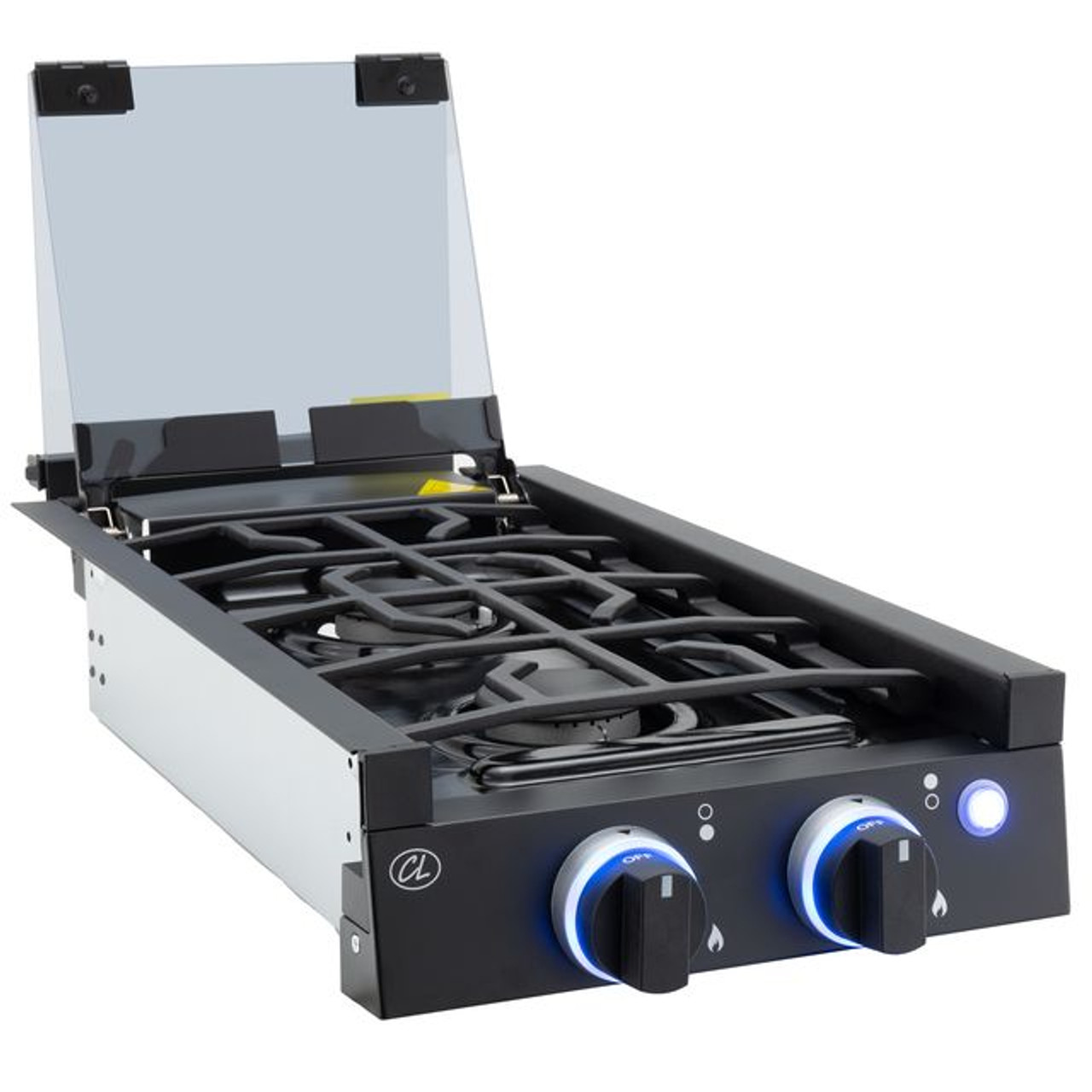 RV Two Burner Gas Cooktop with Cover Direct Replacement for