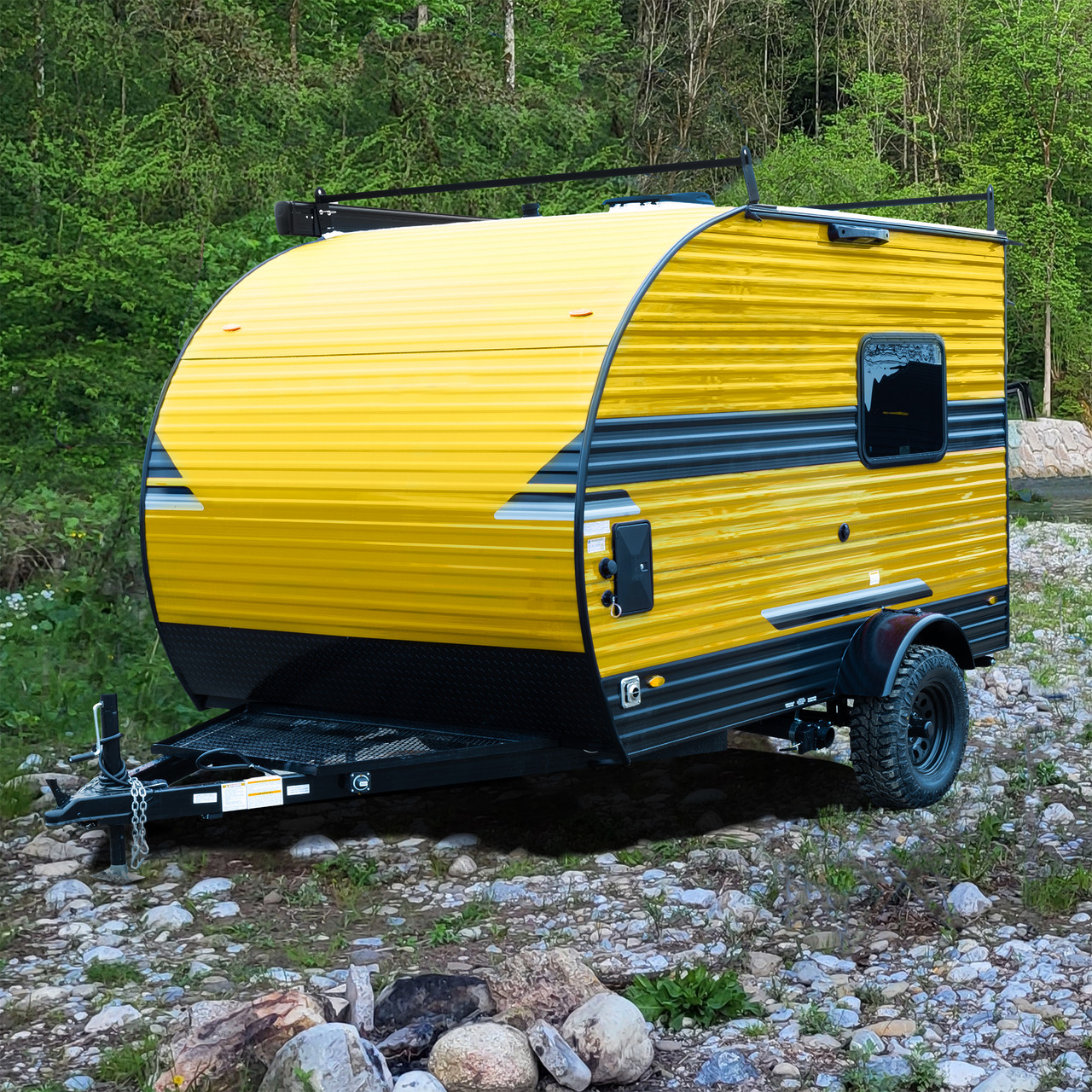 Yellow Trailer Rv Aluminum RV Siding Mesa 72