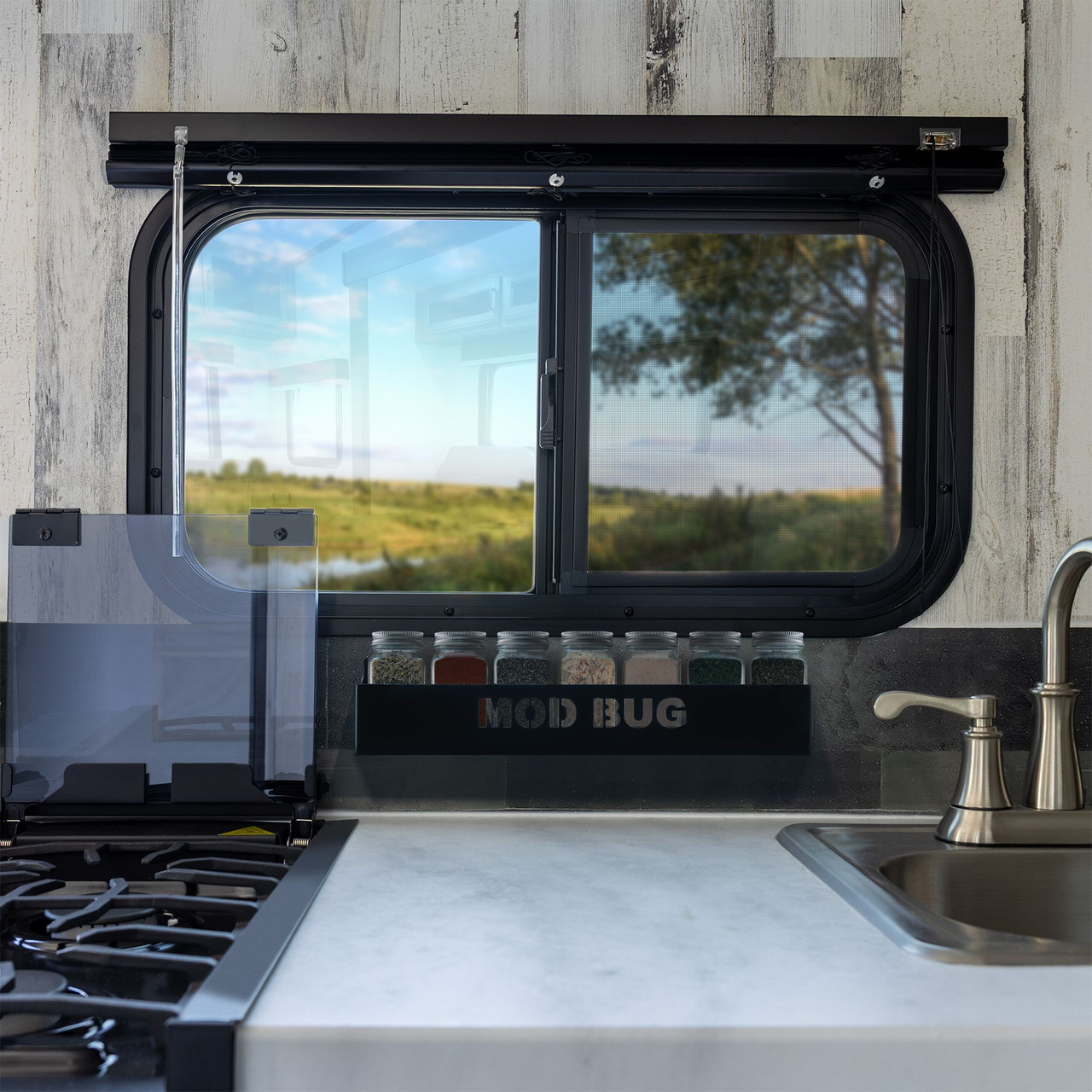 RV Wall Mount Spice Rack Organizer - RecPro