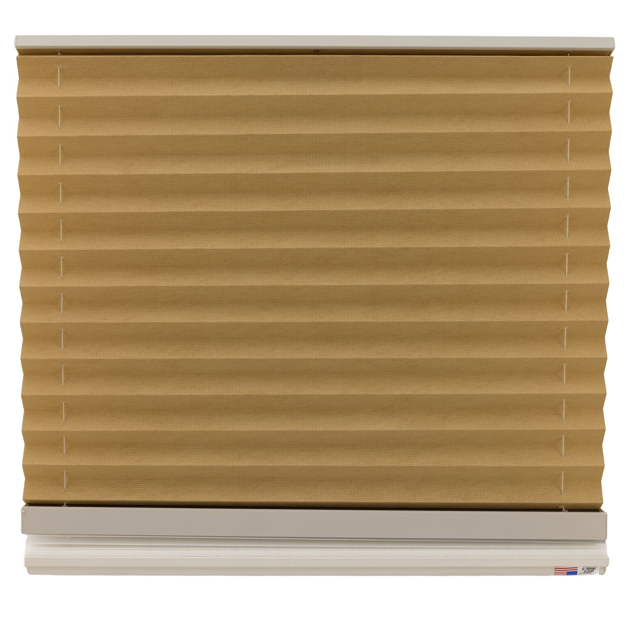 RV Blinds Day & Night Pleated Shades White/Tan Stitchbond - RecPro