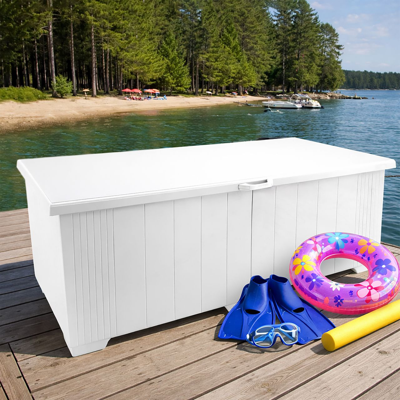 Marine Dock Fiberglass Storage Box 69