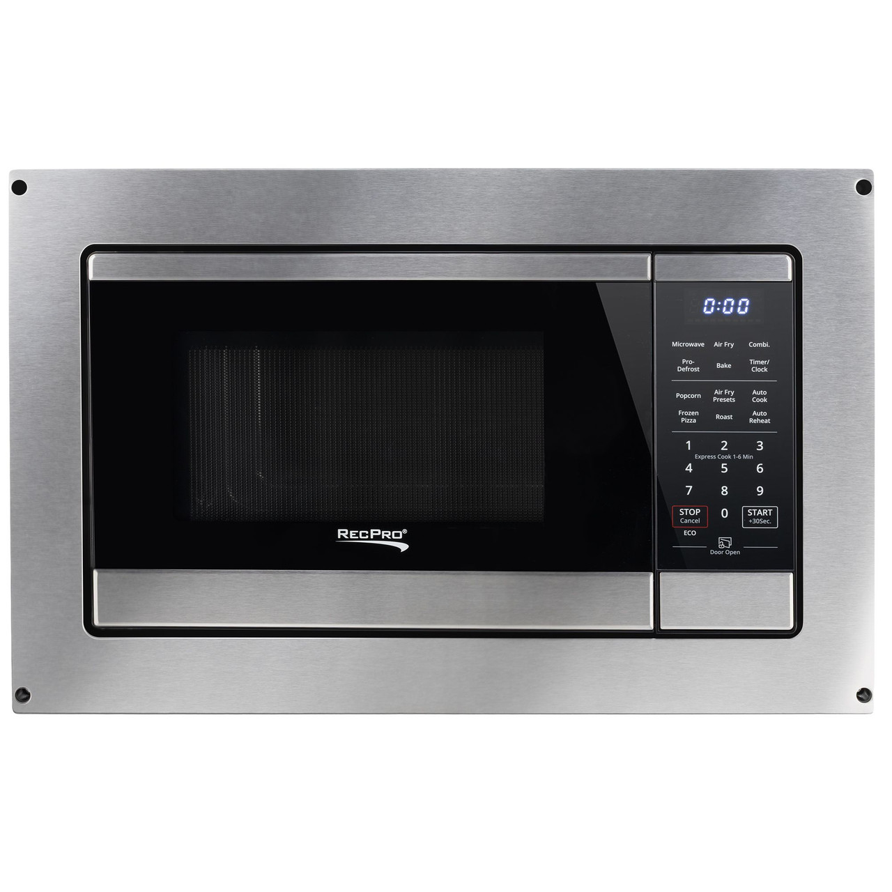 RV Microwave Air Fryer 1.0 cu. ft. Stainless Steel - RecPro