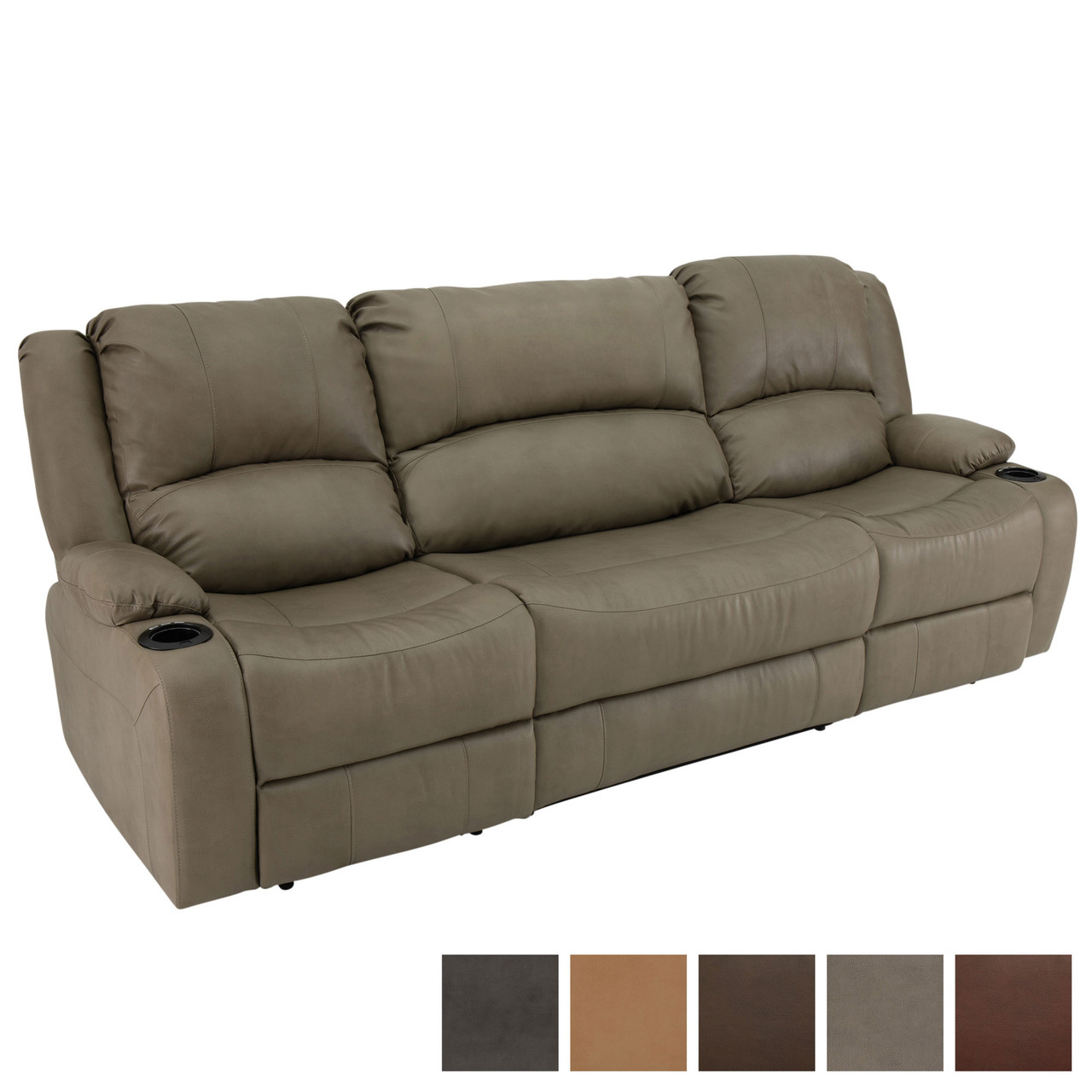 recpro charles double recliner rv sofa bed