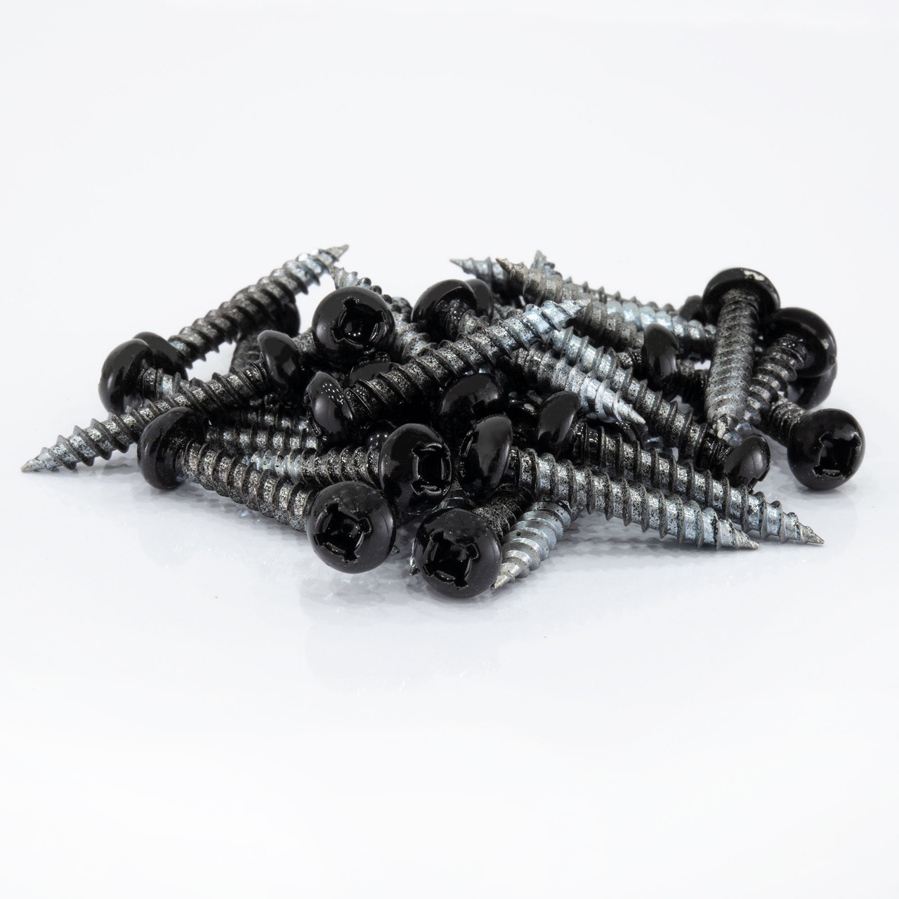 8 x 1" Pan Head Metal RV Screws Black RecPro