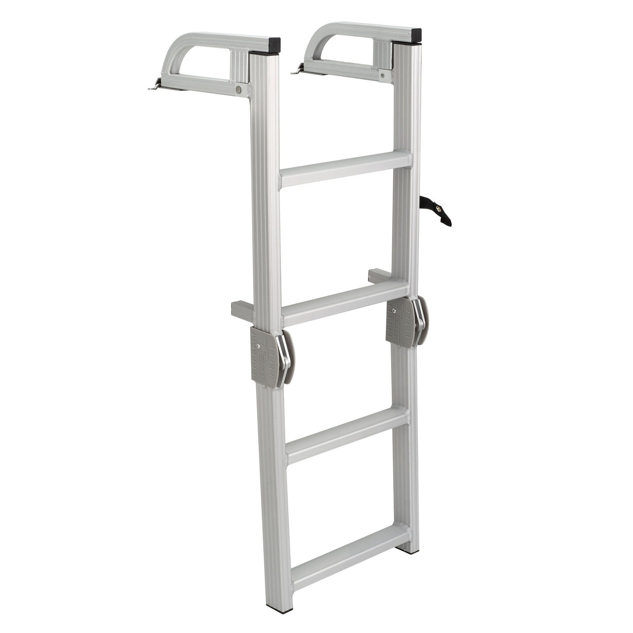 4 Step Foldable Ladder for Swim Pool or Boat, Pontoon Boarding