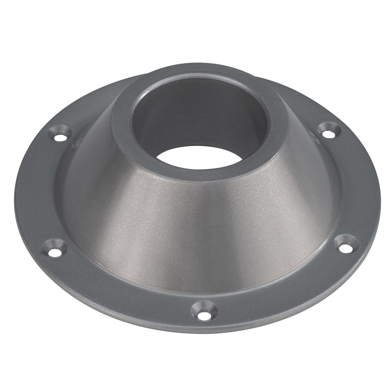 RecFit Silver Surface Mount Recessed Bracket for RV Table Leg