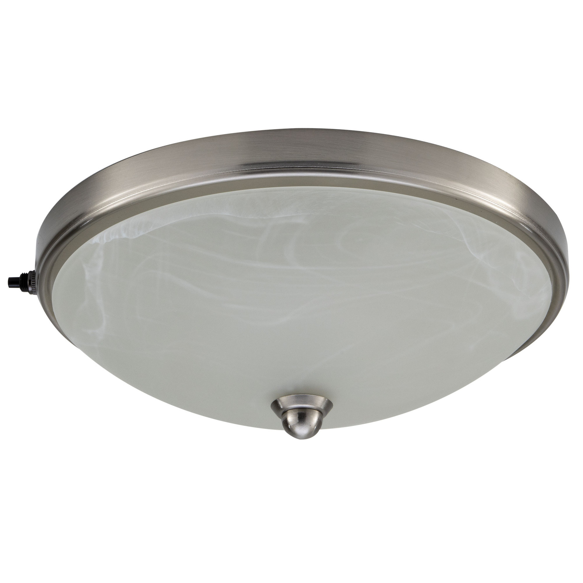 RV Ceiling Light 12V LED Nickel Finish RecPro