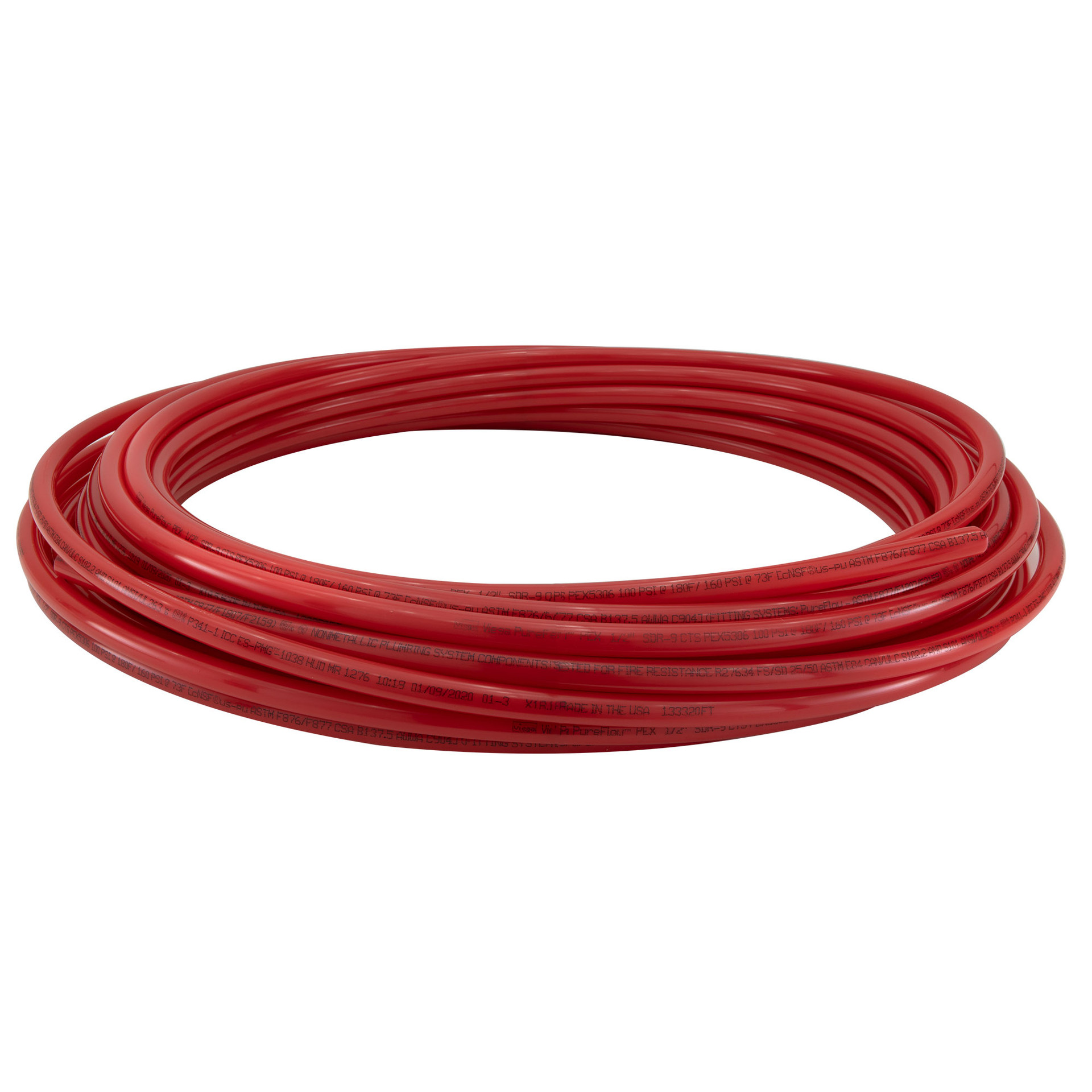 RV Pex Water Line Red 100ft Roll RecPro