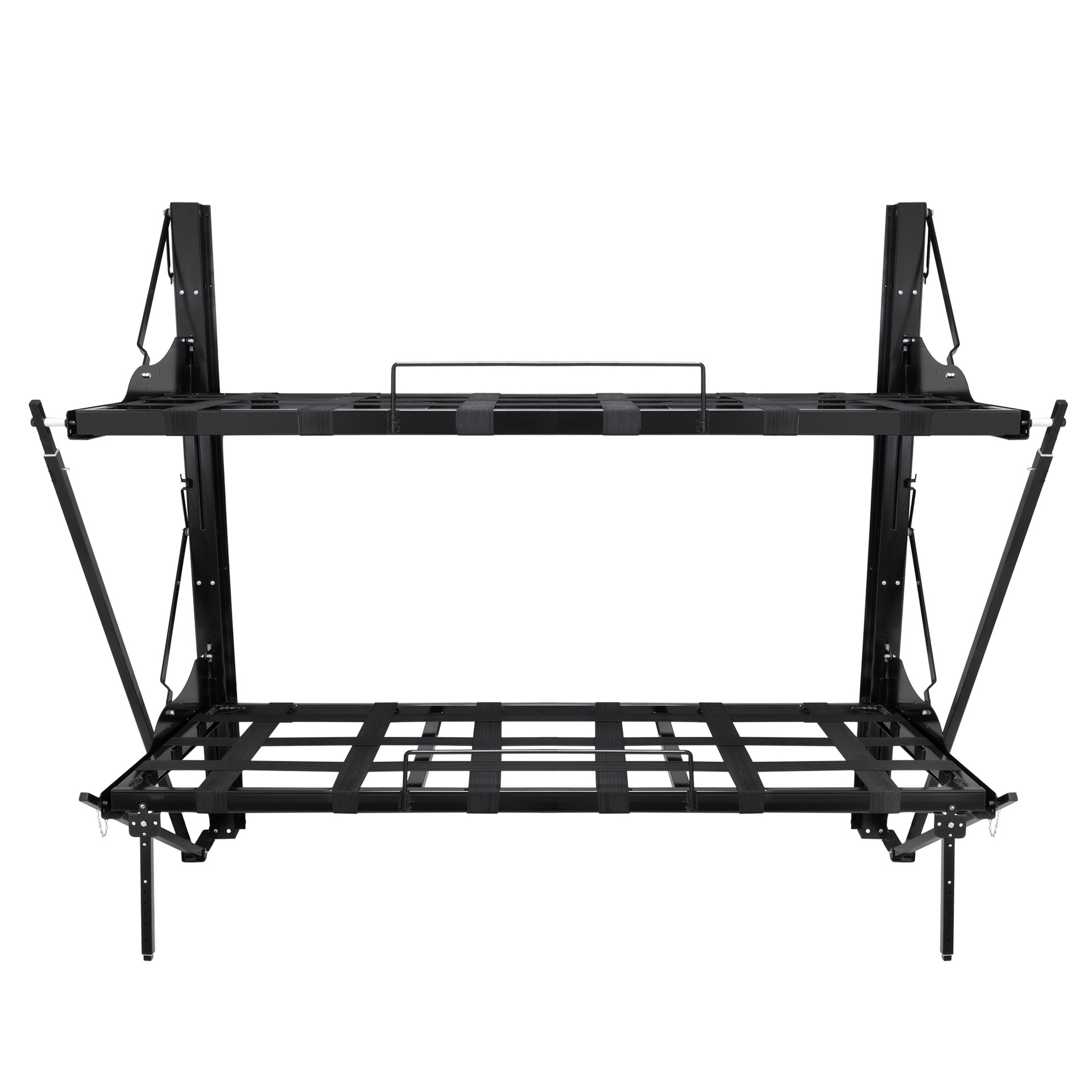 Folding RV Bunk Bed with Safety Rail and Bunk Ladder - Double - RecPro