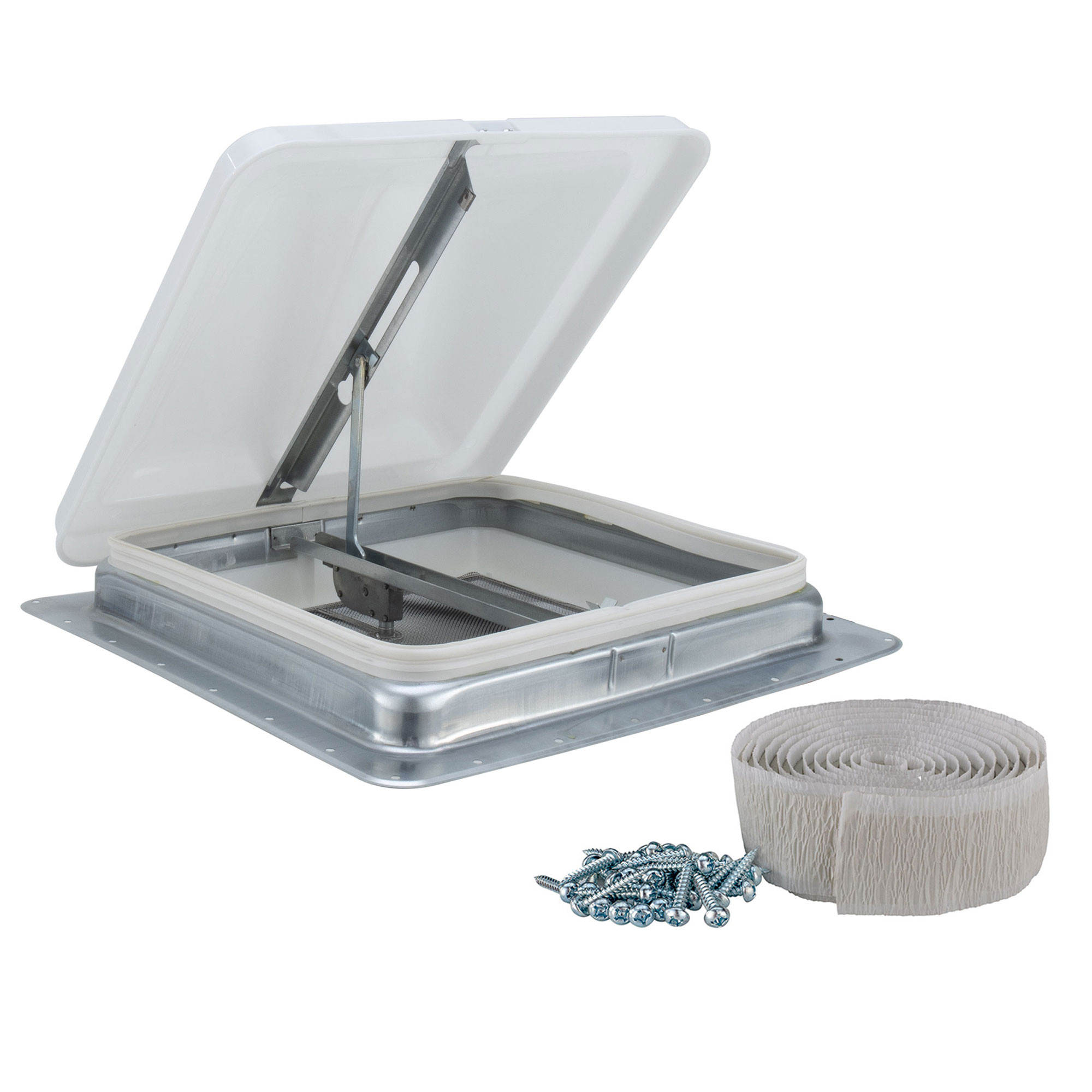 HENG'S 14" RV Roof Vent Kit No Fan RecPro