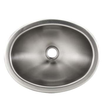 RV 10" x 13" Stainless Steel Oval Sink