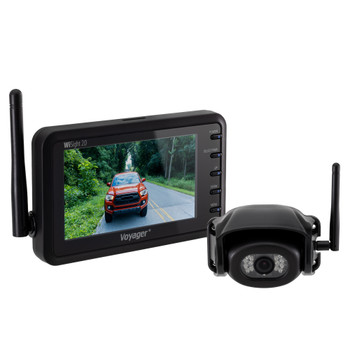 Voyager RV Wireless Backup Camera with 4" Monitor for Prewired System