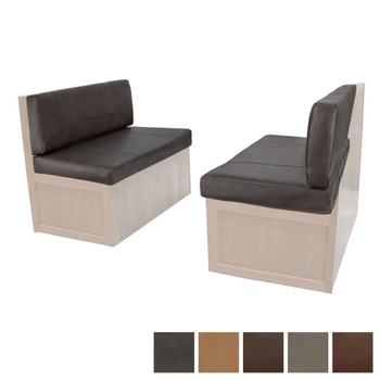 RecPro Charles RV Dinette Booth Cushions with Memory Foam
