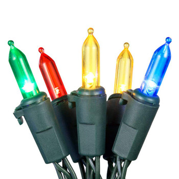 17.7' Multi Color Battery Operated String Christmas Lights