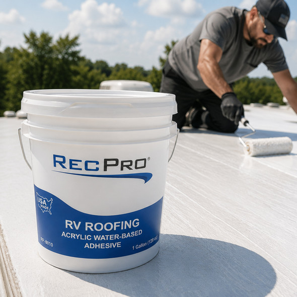 RecPro 8010 Water-Based RV Rubber Roof Adhesive