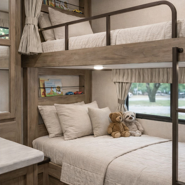 RV Bunk Bed Mattress - 34" x 75" x 6" Thick Memory Foam Gel Infused Cooling Layer Bunk Mat 