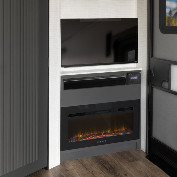 36" RV Electric Fireplace with Flame Color Settings