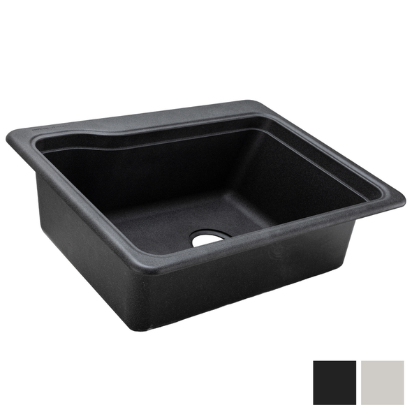 RV Composite Sink 25" x 19" Single Basin Sink