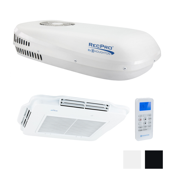 RV Air Conditioner Low Profile 13.5K Quiet AC Unit with Heat Pump, Remote, Non-Ducted