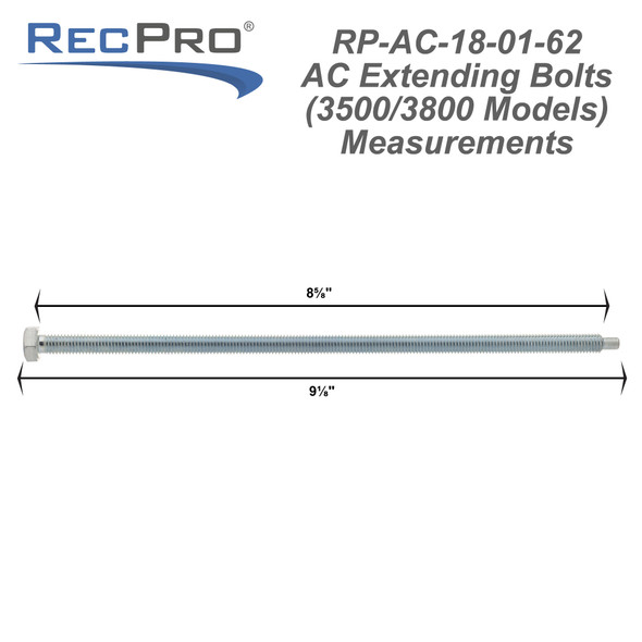 RV A/C Unit Bolts for Thick Roofs <5-5/8" (3800, 3501  Models)