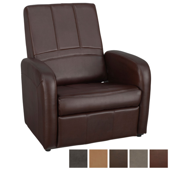 RecPro Charles RV Gaming Chair and Ottoman with Storage