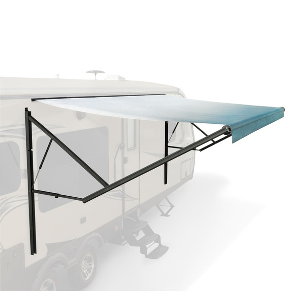 RecPro Electric RV Awning Assembly in Black