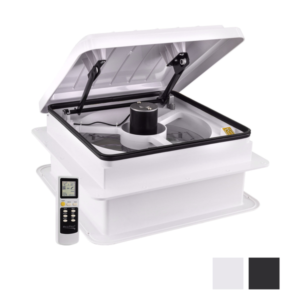 RecPro 14" RV Roof Vent - Vento Deluxe with Garnish Ring