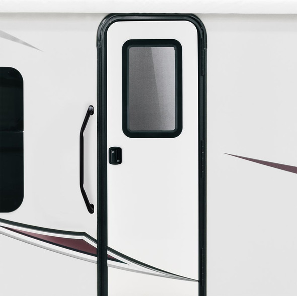 RV Steel Grab Assist Handle 33 Inches Black