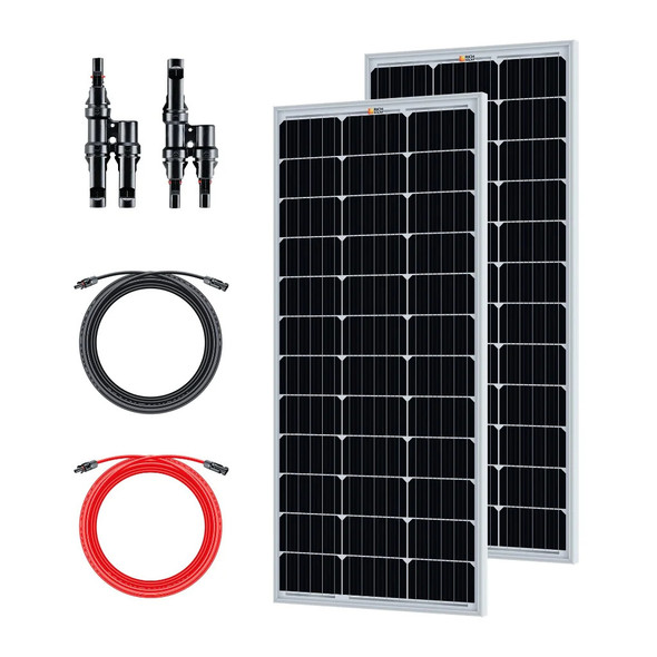 Rich Solar 200 Watt RV Solar Kit for Solar Generators Portable Power Stations