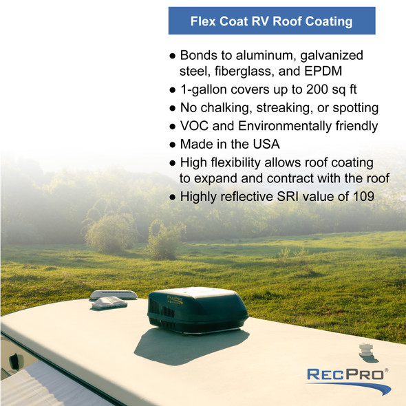 RV Rubber Roof Coating 1 Gallon