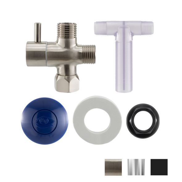 Showermiser kit pieces.