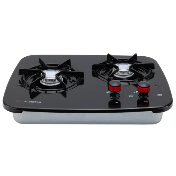 RV Suburban Gas Cooktop Two Burner Drop-In Style