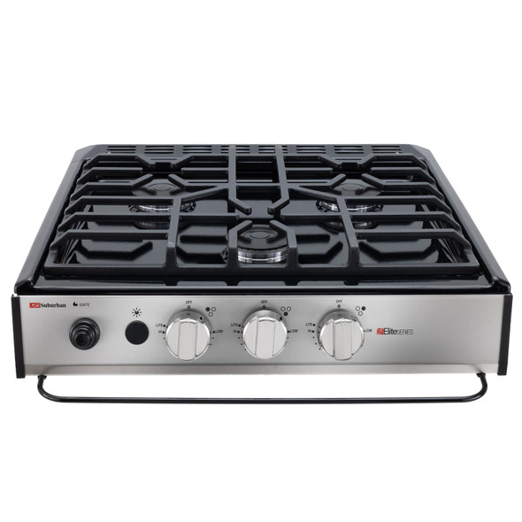 RV Suburban Gas Cooktop Three Burner Slide In