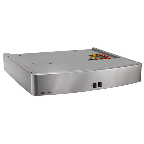 RV Suburban Stove Range Hood 22" Black & Stainless Steel