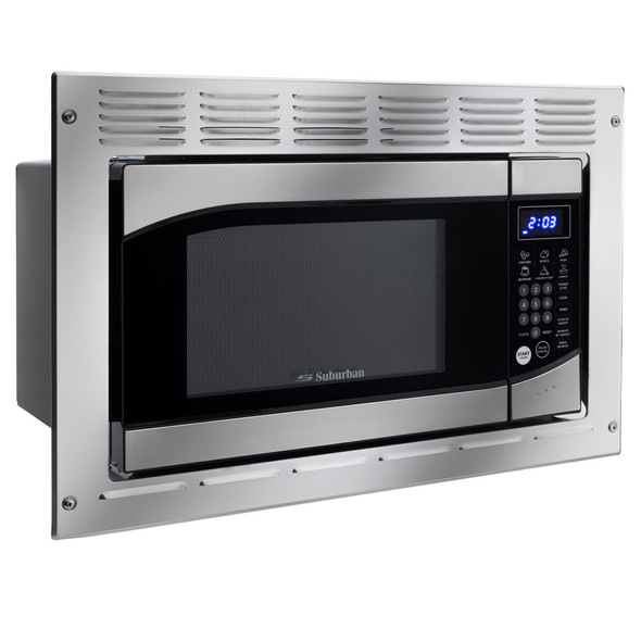 RV Suburban Microwave Stainless Steel 0.9 cu. ft.