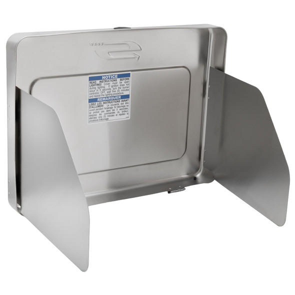 Suburban Cooktop Cover Stainless Steel with Side Shields