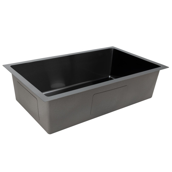 RV Black Stainless Steel Sink 27" x 16" Undermount
