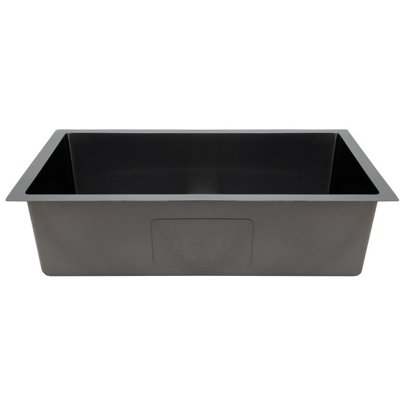 RV Black Stainless Steel Sink 27" x 16" Undermount