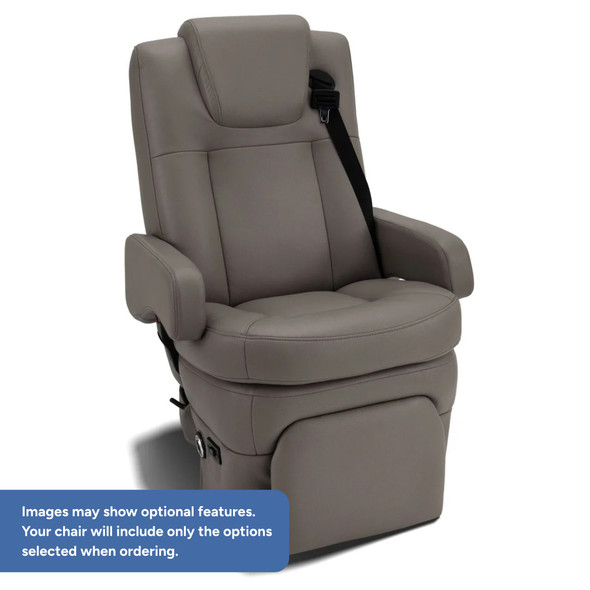 RecPro Custom Driver or Passenger RV Captain's Chair in Ultrafabrics® Brisa® 