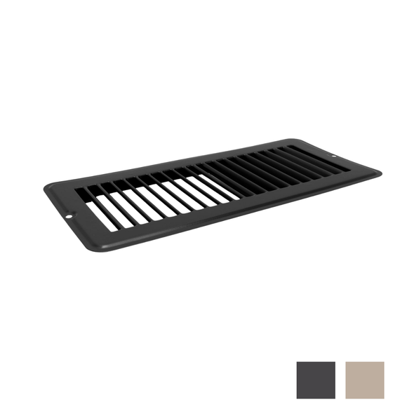 RV Floor Register 4" x 8" Steel Undampered Vent