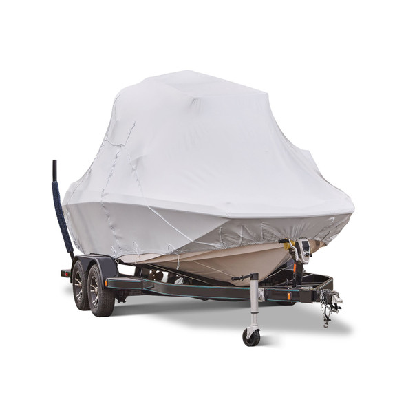 Transhield Shrinkable 21'-27' Wide Bow Wake Tower Boat Cover