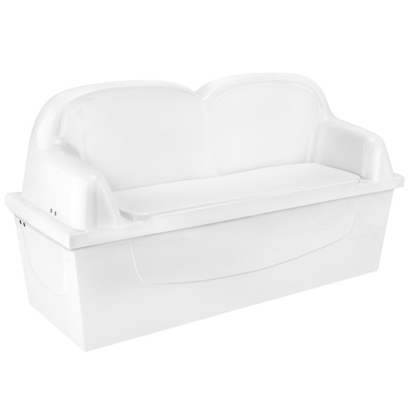 Marine Deck Lounger Loveseat with Box Storage 66"